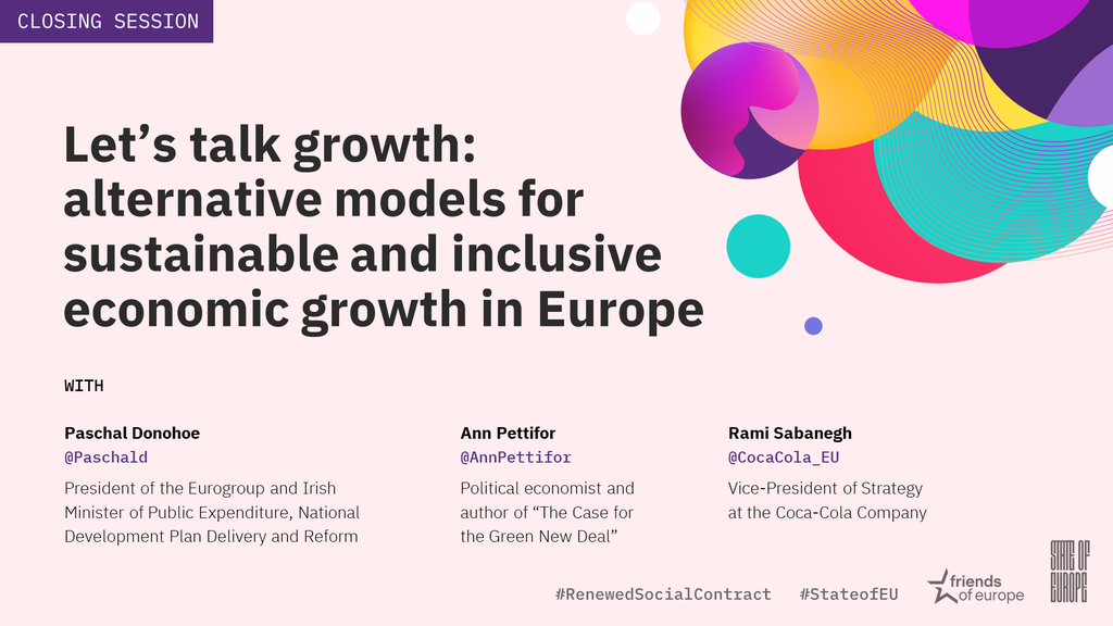 State of Europe | CLOSING SESSION – Let’s talk growth: alternative models