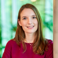 Picture of Vilma Kaza in a red shirt