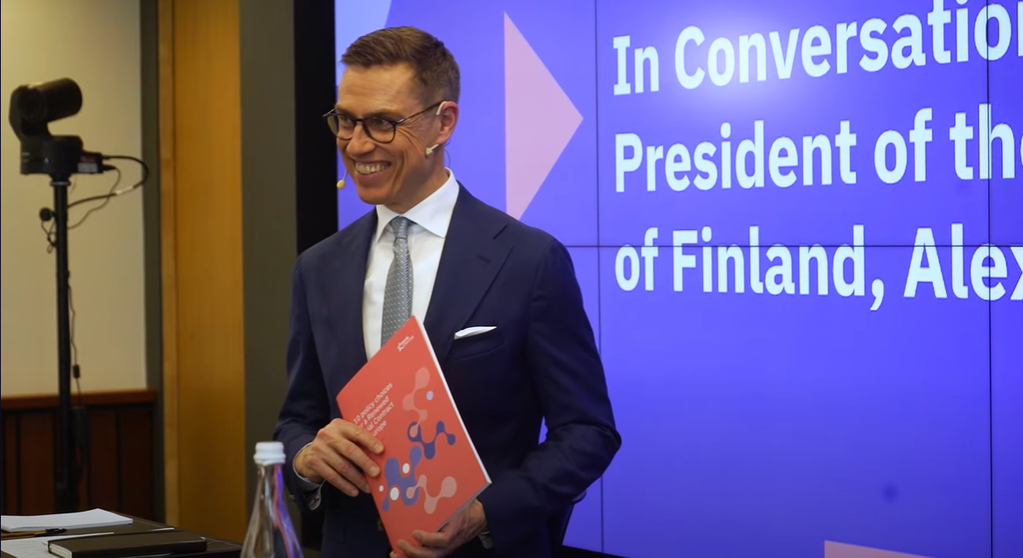 Friends of Europe In Conversation With Alexander Stubb, President of the Republic of Finland video 2024