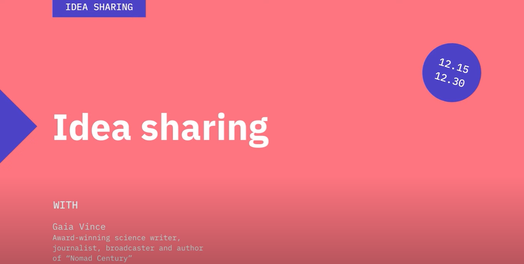 Friends of Europe Sustainable Livelihoods Summit | IDEA SHARING by Gaia Vince video 2024