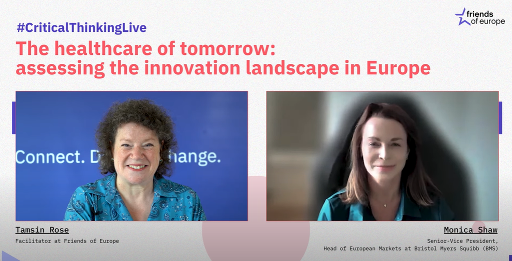 Friends of Europe #CriticalThinkingLive | The healthcare of tomorrow assessing the innovation landscape in Europe video 2024
