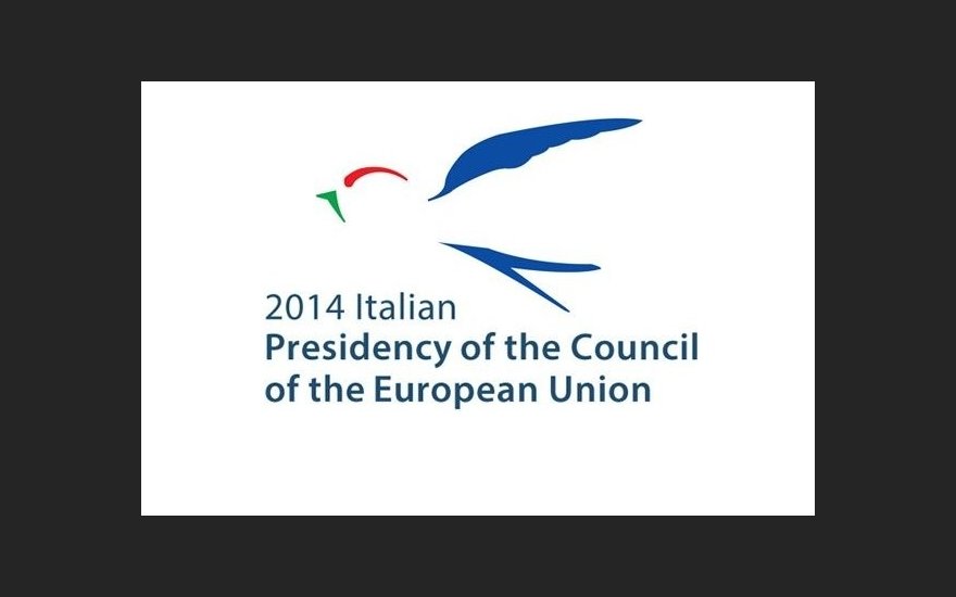 Italian presidency 2014 logo