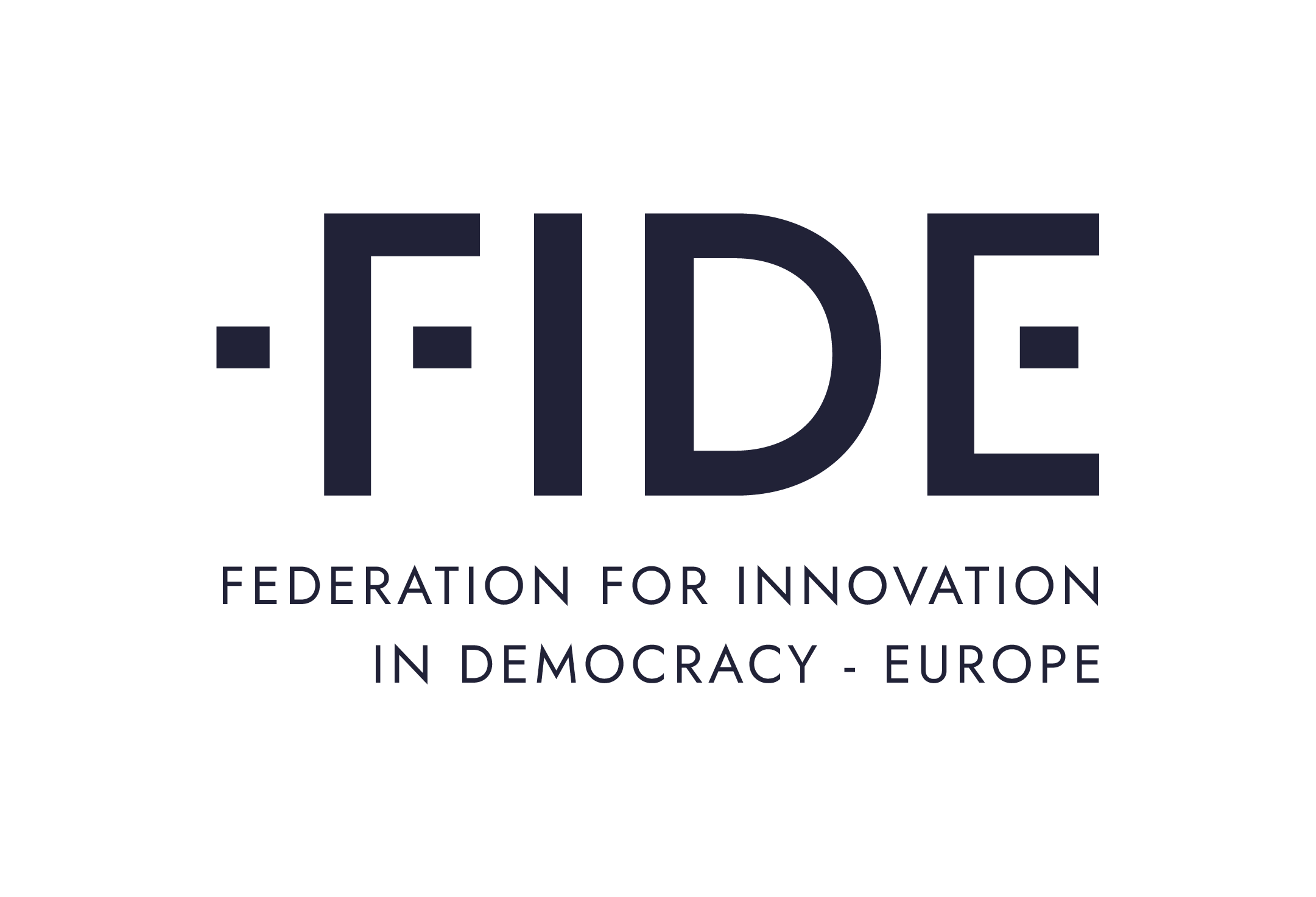 Federation for Innovation in Democracy Europe (FIDE) logo