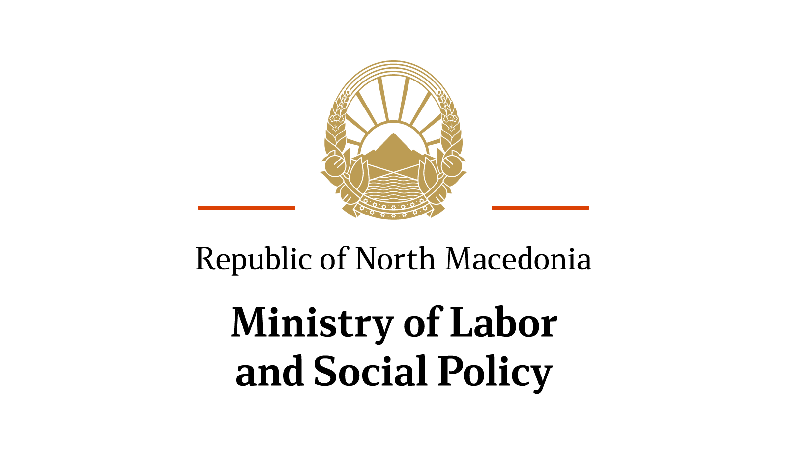 North Macedonian Ministry of Labor and Social Policy logo