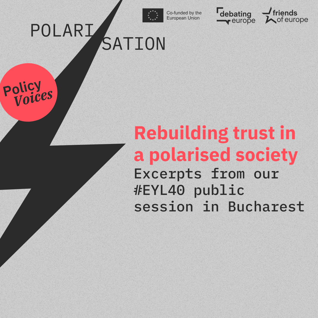 Policy Voices | Rebuilding trust in a polarised society