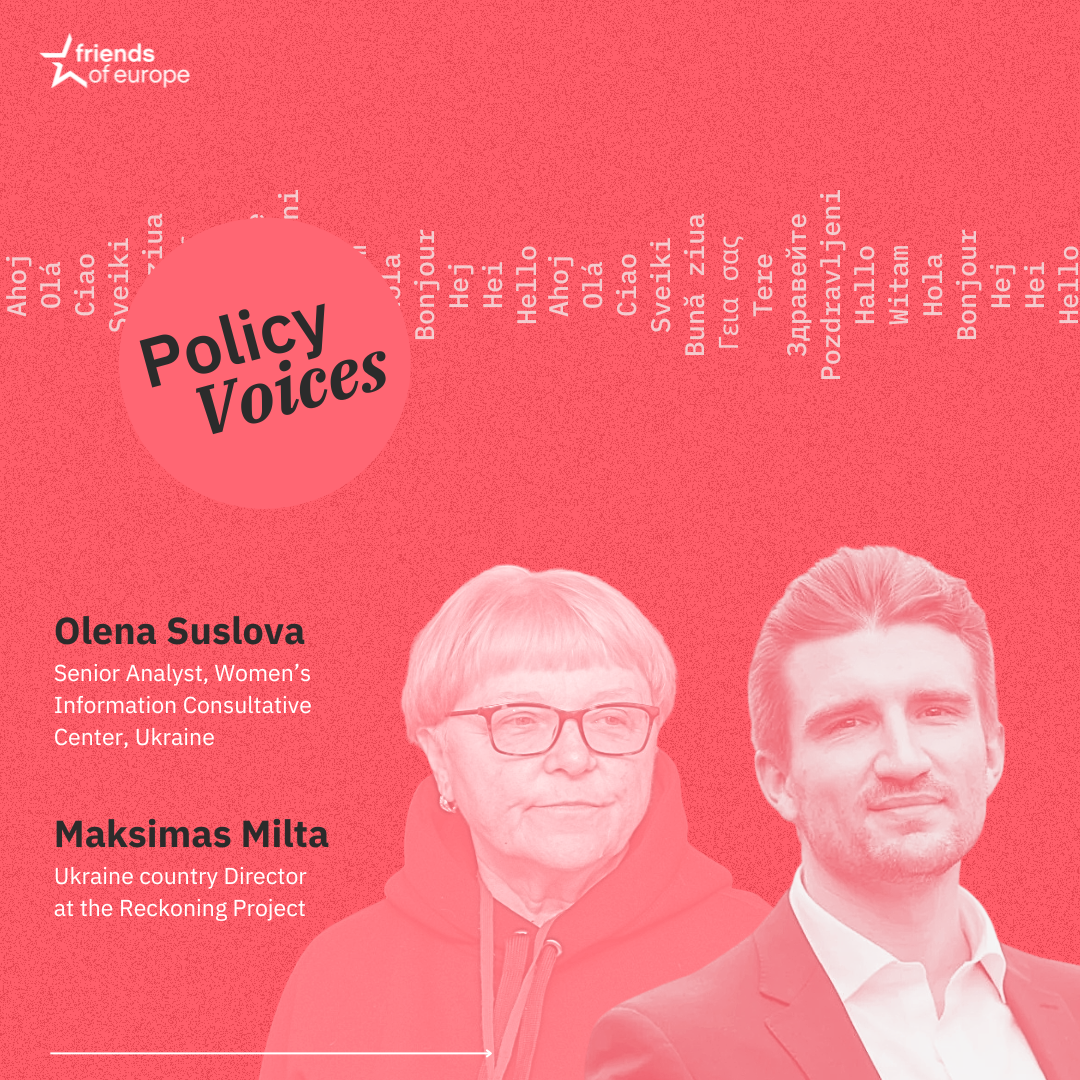 Policy Voices | Ukraine's war, reshaped by women. Ukraine's women, reshaped by war